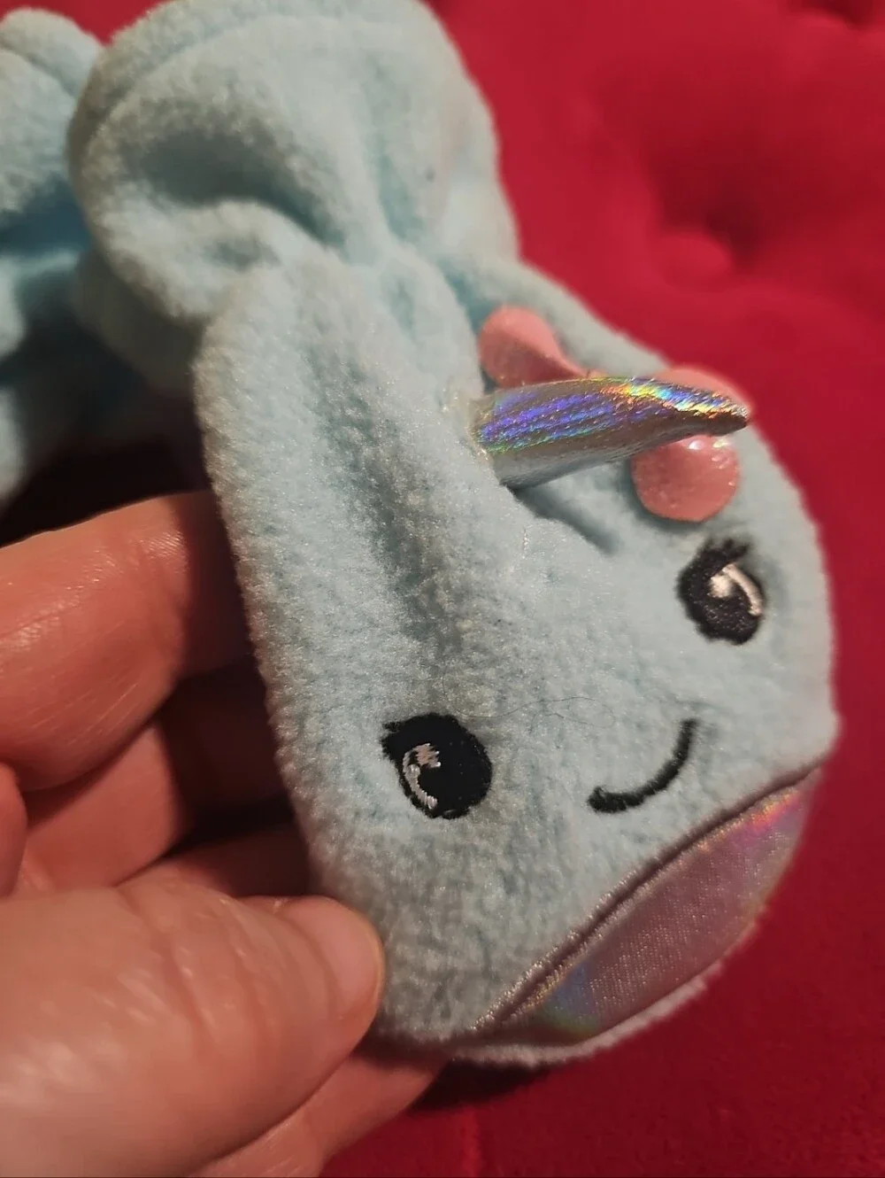 NWT Narwhal Infant ToddlerSize 12-24 Month Fleece Mittens Love @ First Sight